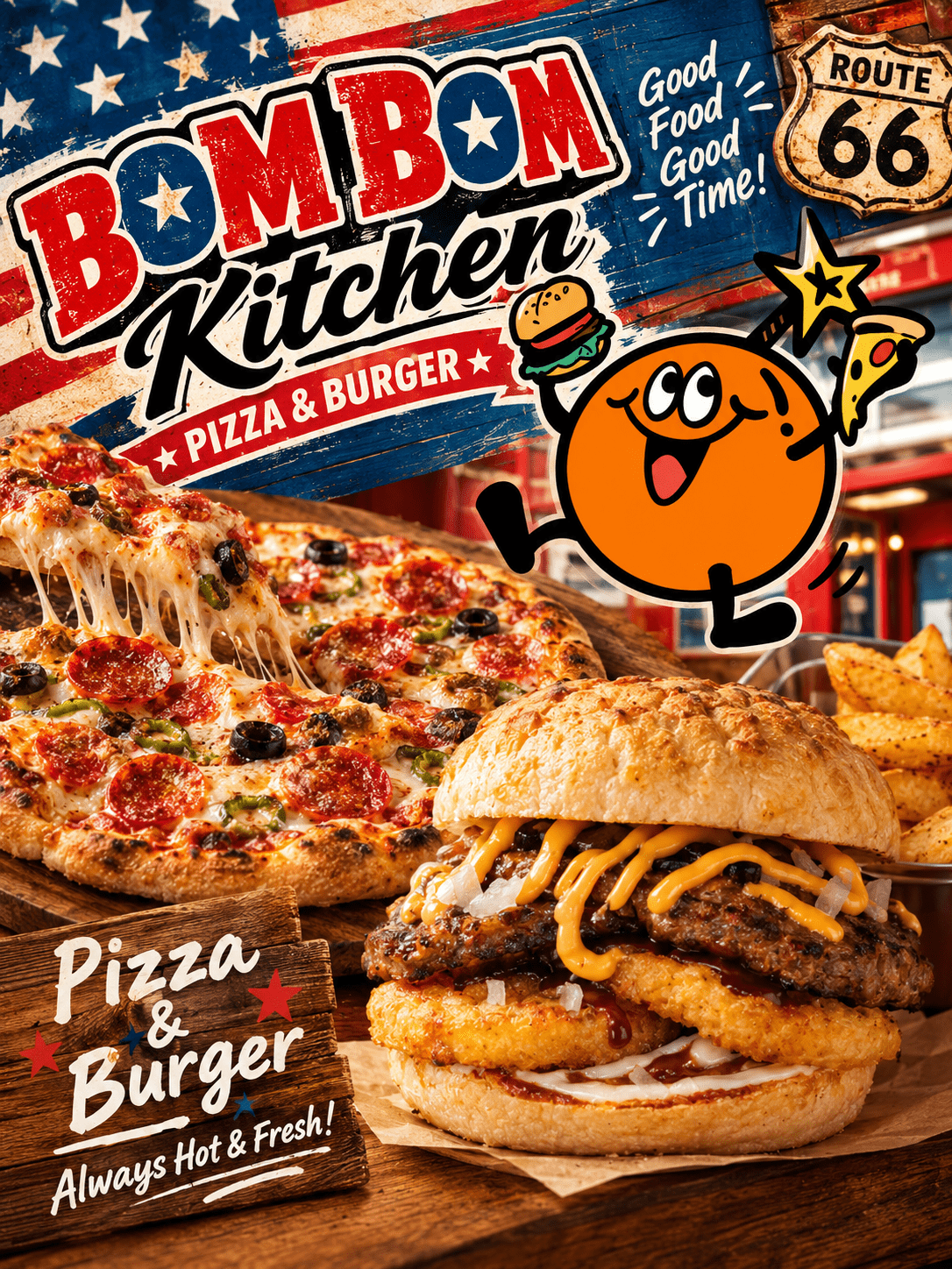pizza&burger ミツボシ 美濃加茂店