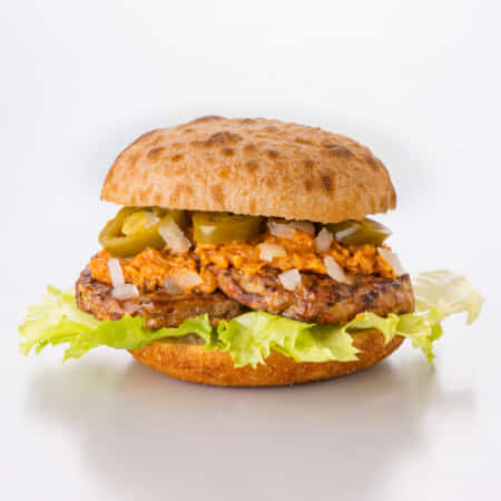 スパイシーバーガー｜各務原でピザ・ハンバーガーのデリバリー・テイクアウトならボムボムキッチン各務原店